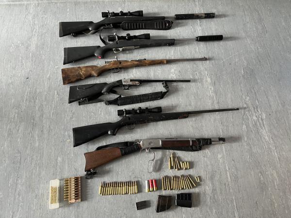 Firearms and ammunition seized – Cheviot