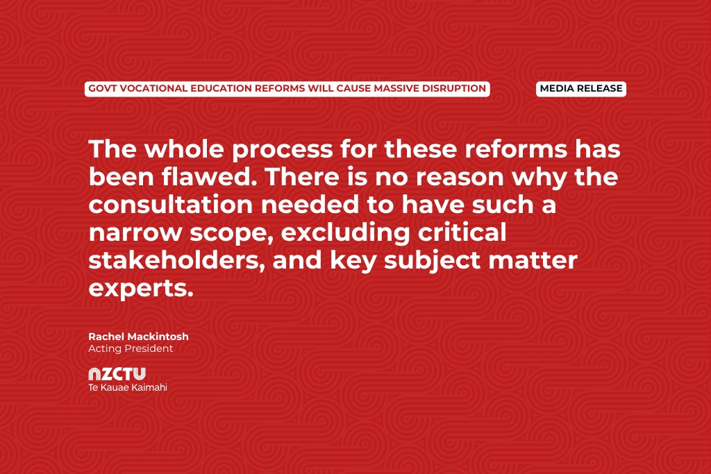 Govt vocational education reforms will cause massive disruption