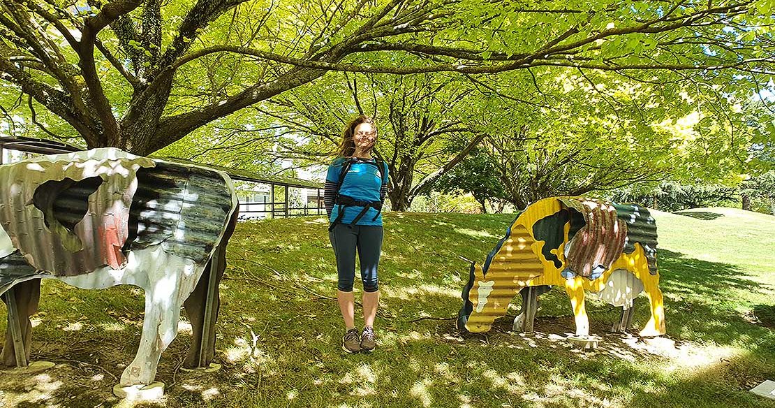 Scooting around campus heritage sites